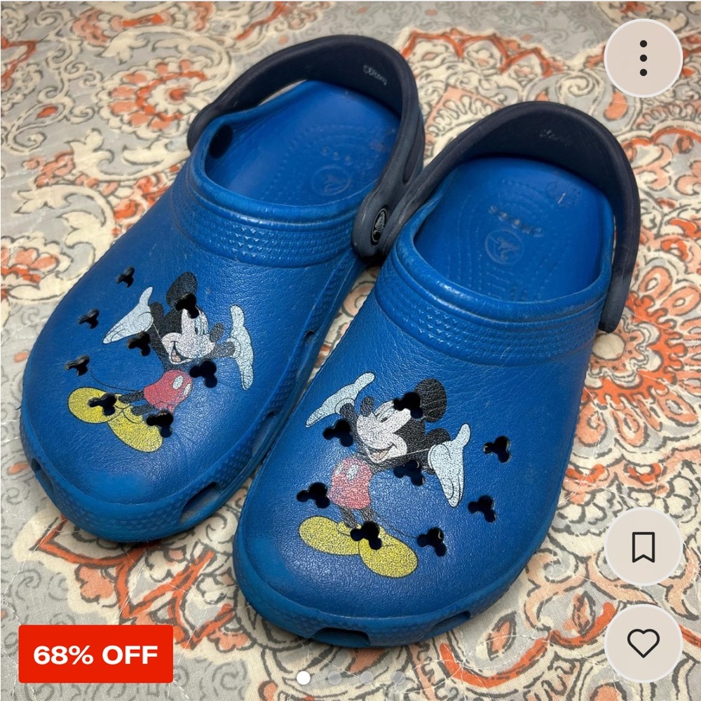 CROCS Blue Mickey Mouse Crocs